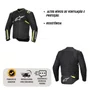 Jaqueta Alpinestars T Sps Air V2 Ventilada Preta Amarela