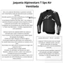 Jaqueta Alpinestars T Sps Air V2 Ventilada Preta Branca