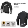 Jaqueta Alpinestars T Sps Air V2 Ventilada Preta Branca