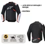 Jaqueta Alpinestars T Sps Air V2 Ventilada Preta Branca Vermelha