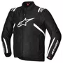 Jaqueta Alpinestars T SPS V2 WP Impermeável Preta Branca Original