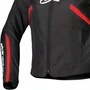Jaqueta Alpinestars T SPS V2 WP Impermeável Preta Vermelha