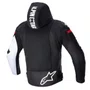 Jaqueta Alpinestars Zaca Air Preto Branco Vermelho Fluor