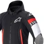 Jaqueta Alpinestars Zaca Air Preto Branco Vermelho Fluor