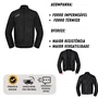 Jaqueta  ASW 365 Lite Preta Masculina com Forro Térmico e Impermeável