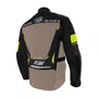 Jaqueta Asw Pangea Preto Caqui Amarelo Fluo