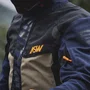 Jaqueta ASW Tsunami Marinho Preto Areia Laranja