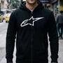 Jaqueta Moletom Alpinestars Ageless Zip V3 Hoodie Preto