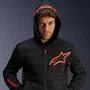 Jaqueta Moletom Alpinestars Chrome Air Sport Hoodie Preta Vermelha