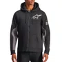 Jaqueta Moletom Alpinestars Esemex Preto Cinza Escuro