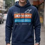 Jaqueta Moletom Alpinestars Harken Azul
