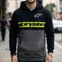 Jaqueta Moletom Alpinestars Parallel Preto Cinza