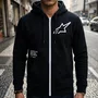Jaqueta Moletom Alpinestars Transverse Preto