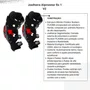 Joelheira Alpinestars RK 1 Plasma Brace Preto Vermelho