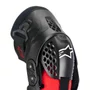 Joelheira Motocross Alpinestars SX 1 Plasma Preto Vermelho