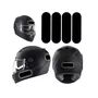 Kit Adesivos Refletivo Capacete Polivisor Preto