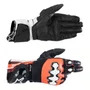 Luva Alpinestars GP Pro R4 Preta Vermelha Fluo Branca