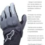 Luva Alpinestars Reef V2 Cinza Preta Branca