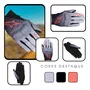 Luva Alpinestars Reef Women V2 Cinza Preta Rosa Fluo