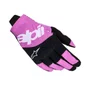 Luva Alpinestars TechStar 25 Preta Cinza Roxa