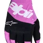 Luva Alpinestars TechStar 25 Preta Cinza Roxa