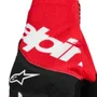 Luva Alpinestars TechStar 25 Preta Vermelha Fluo