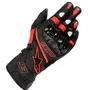 Luva Alpinestars Twin Ring Preto Vermelho