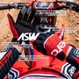 Luva ASW Image Aero Vermelha Preta
