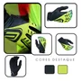 Luva ASW Race 2.0 Evade Preta Amarela Fluo