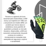 Luva ASW Race 2.0 Evade Preta Amarela Fluo