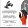 Luva ASW Race 2.0 Evade Preta Vermelha