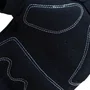 Luva Ciclismo Bike Asw Flex Polygon Meio Dedo Amarela Vermel