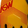 Luva Ciclismo Bike Asw Flex Polygon Meio Dedo Amarela Vermel