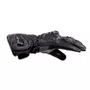 Luva Moto Texx Gp Race Couro Esportiva Speed Preta