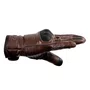 Luva Moto Texx Liberty Custom Couro Ventilado Marrom