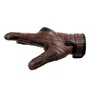 Luva Moto Texx Liberty Custom Couro Ventilado Marrom