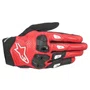 Luva Motociclista Alpinestars SP X 7 Air Preta Vermelha Branca
