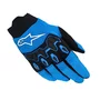 Luva Motociclista Off Road Alpinestars Full Bore V2 Azul Preta