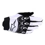 Luva Motociclista Off Road Alpinestars Full Bore V2 Cinza Claro Preta