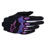 Luva Motociclista Off Road Alpinestars Full Bore V2 Roxa Preta