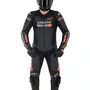 Macacão Alpinestars GP Force Chaser 1 Peça Preto Vermelho