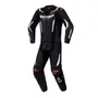 Macacão Alpinestars GP Force V2 Preto Branco Vermelho 2 Pçs