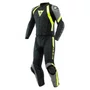 Macacão Dainese Avro 4 Preto Cinza Amarelo 2 Peças