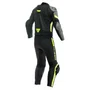 Macacão Dainese Avro 4 Preto Cinza Amarelo 2 Peças