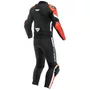 Macacão Dainese Avro 4 Preto Vermelho Branco 2 Peças