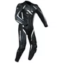 Macacão Norisk Ss Preto Branco 1 Peça Racing