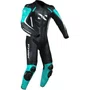 Macacão Norisk Ss Preto Branco Azul 1 Peça Racing