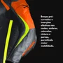 Macacão Norisk Ss Preto Laranja Fluo Amarelo 1 Peça Racing