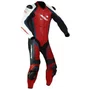 Macacão Norisk Ss Preto Vermelho Branco 1 Peça Racing