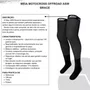 Meião Meia Asw Brace Chalk Motocross Enduro Trilha